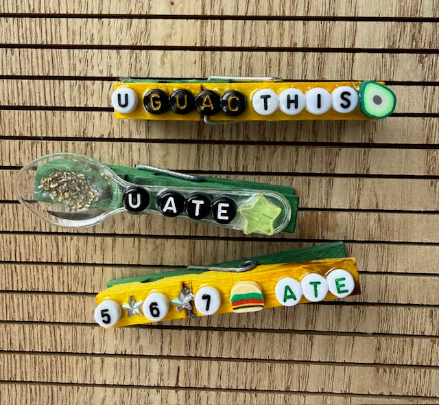 Cheer/All Sports - green and yellow - 3 sets of 6 (18 total)