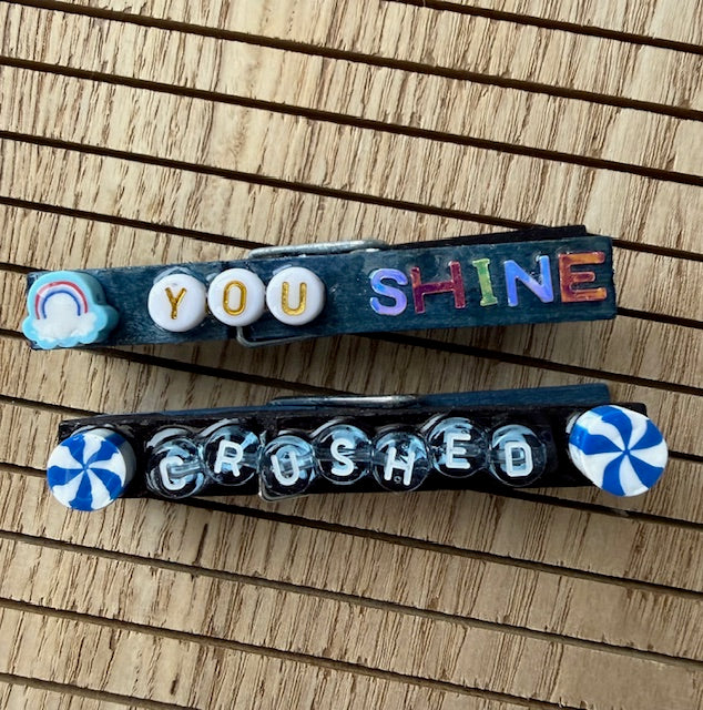 Volleyball - blue and black UR A STAR, U Ate Spoon, Put a K on it, Peace-Love-VB, You Shine, and Crushed