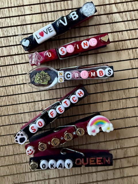 Volleyball - navy and maroon LOVE VB, U Shine, So Fetch, SLAY, Okay Queen, and No Crumbs Spoon