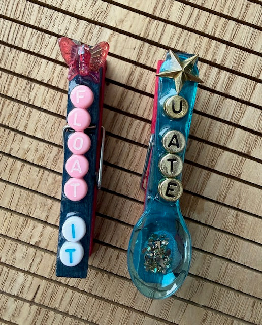 Volleyball - pink and blue U Got This, U Shine, Bloom, Slay, Float It, U Ate Spoon