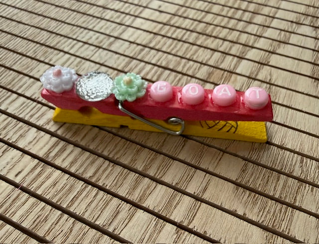 Volleyball - yellow and pink Six Seven, Hoppsss, GOAT, U Ate Spoon, MVP, and QUEEN