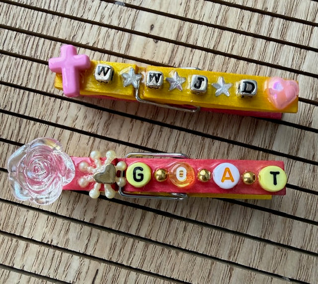 Volleyball - yellow and pink WWJD, GOAT, Crush it, Baller, Sweet Hit, and U Ate Spoon